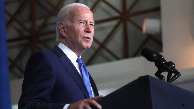 Biden said that the midterms had a choice between different visions of America.