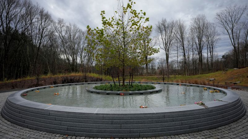 A memorial opens in the wake of a school tragedy.