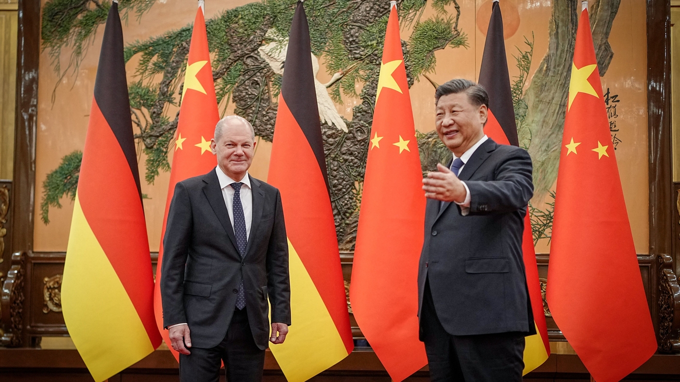 The leaders are watching the German leader’s trip.