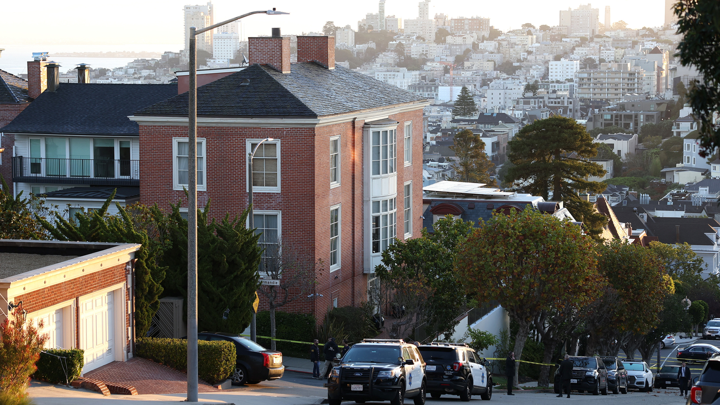 The Pelosi residence was broken into by Capitol Police cameras.