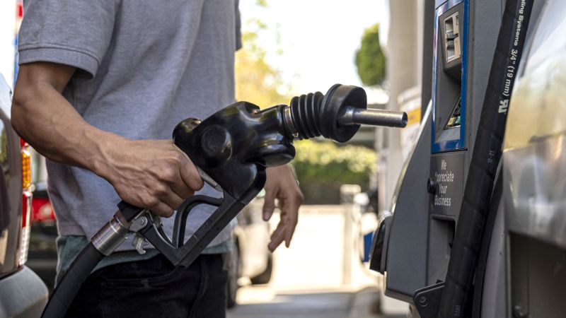 US gas prices are lower than they were a year ago.